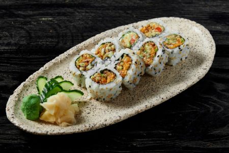 VEGETABLE TEMPURA (uramaki vegeterian)